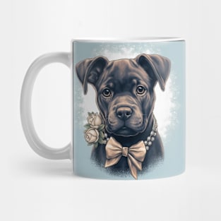 Staffy Puppy Rose Mug